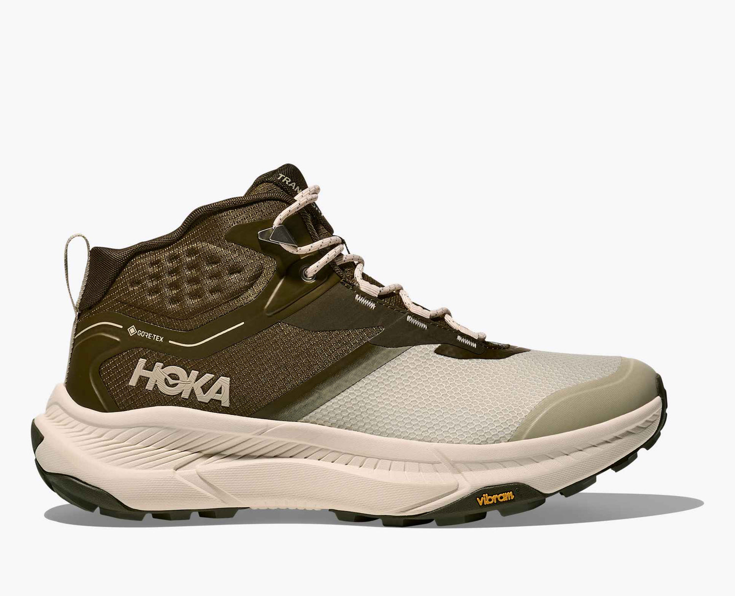 HOKA M's Transport Hike GTX Spruce green Oyster mushroom Shoes