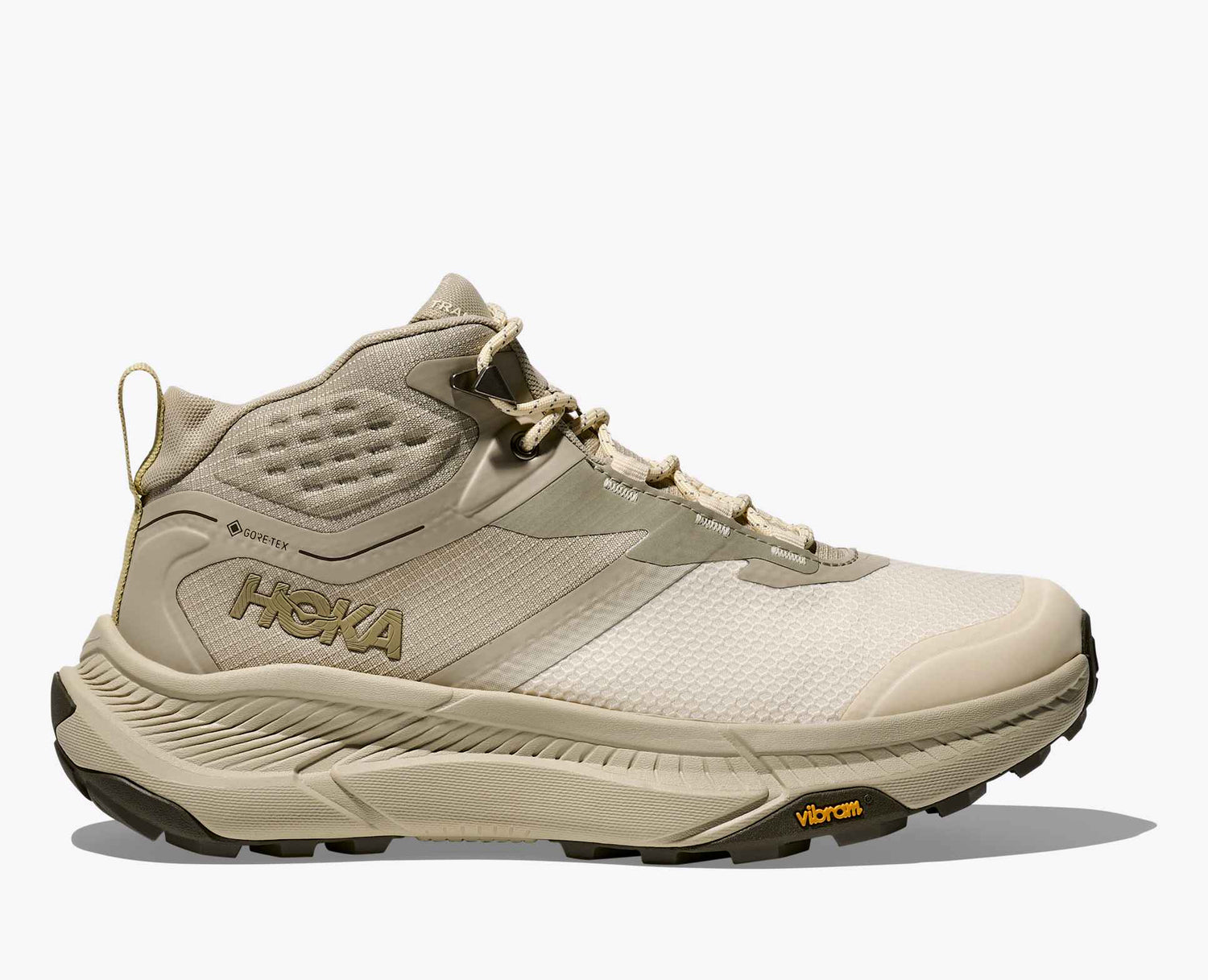 HOKA W's Transport Hike GTX Oyster mushroom vintage yellow Shoes