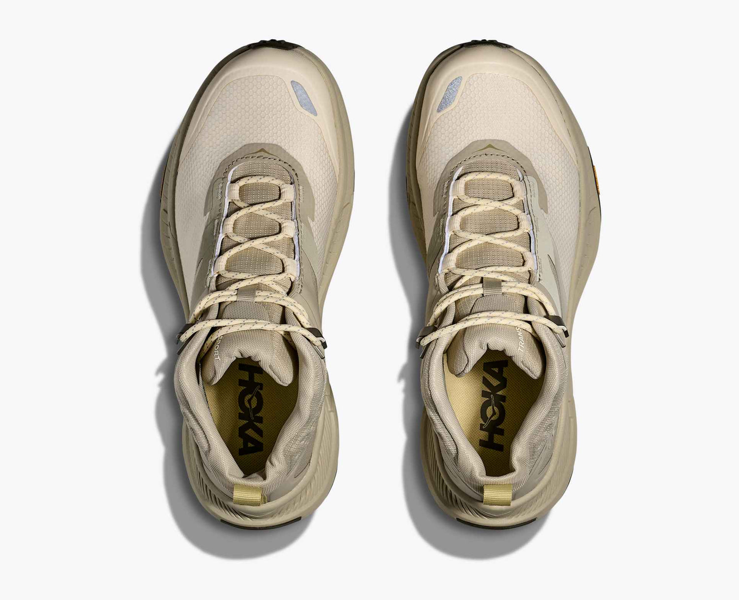 HOKA W's Transport Hike GTX Oyster mushroom vintage yellow Shoes