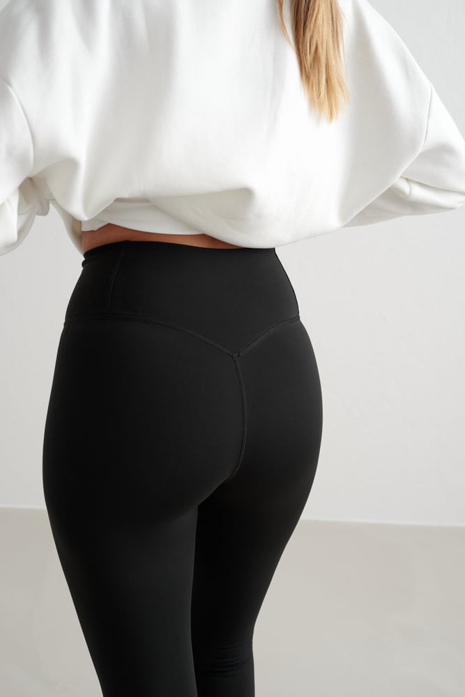 Collants chauffants noirs