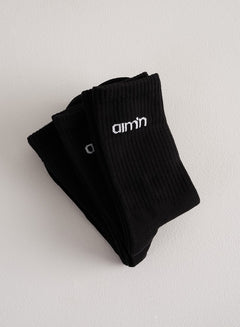 Aimn - Logo Socks 3-Pack - Weekendbee - sustainable sportswear