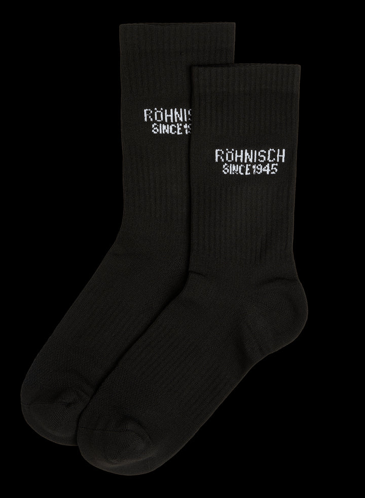 2-pack Logo Socks Socks Röhnisch Black 36-38