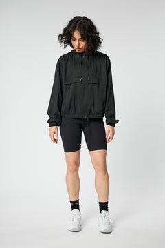 Girlfriend Collective Allie Hoodie Windbreaker Black Shirt