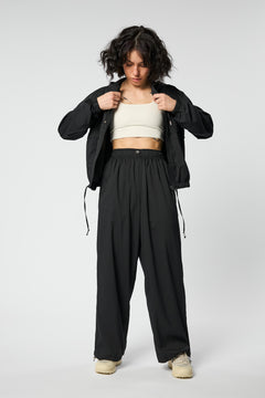 Girlfriend Collective Allie Hoodie Windbreaker Black Shirt