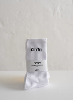 Aimn - Logo Socks 3-Pack - Weekendbee - sustainable sportswear