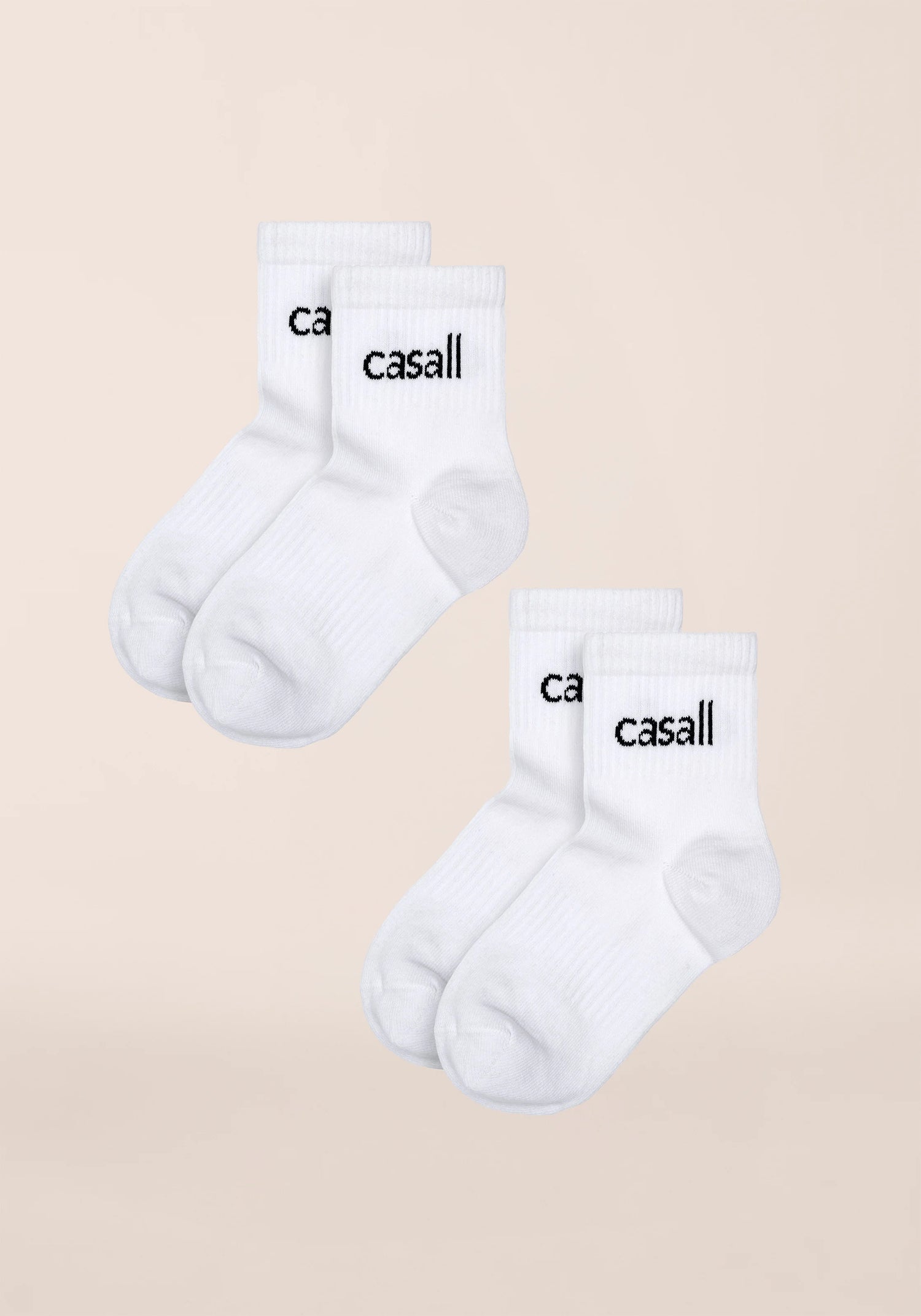 Casall Low-Cut Tube Sock 2-pack White Socks