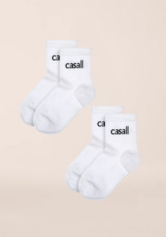 Casall Low-Cut Tube Sock 2-pack White Socks