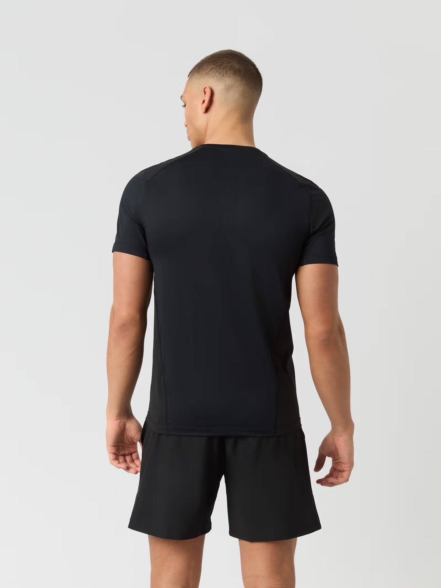 Björn Borg Ace Mesh Panel T-Shirt Black Beauty Shirt