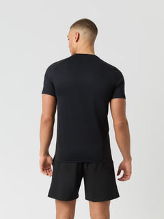 Björn Borg Ace Mesh Panel T-Shirt Black Beauty Shirt
