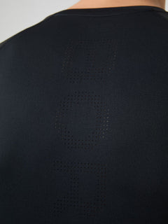 Björn Borg Ace Mesh Panel T-Shirt Black Beauty Shirt