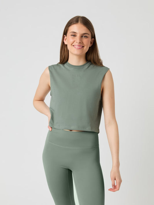 Björn Borg - Borg Cropped Tank Top - Weekendbee - sustainable sportswear