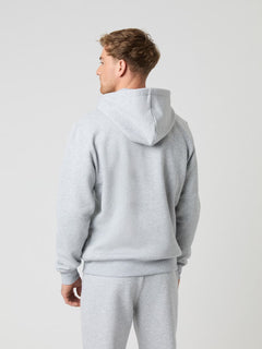 Björn Borg Centre Zip Hoodie Light Grey Melange Shirt