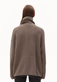 Armedangels W's Anaawil Cotton Fleece Jacket - 100% Organic Cotton Walnut Cream Jacket