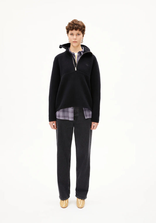 Armedangels - W's Haarleenaa Cotton Fleece - Weekendbee - sustainable sportswear