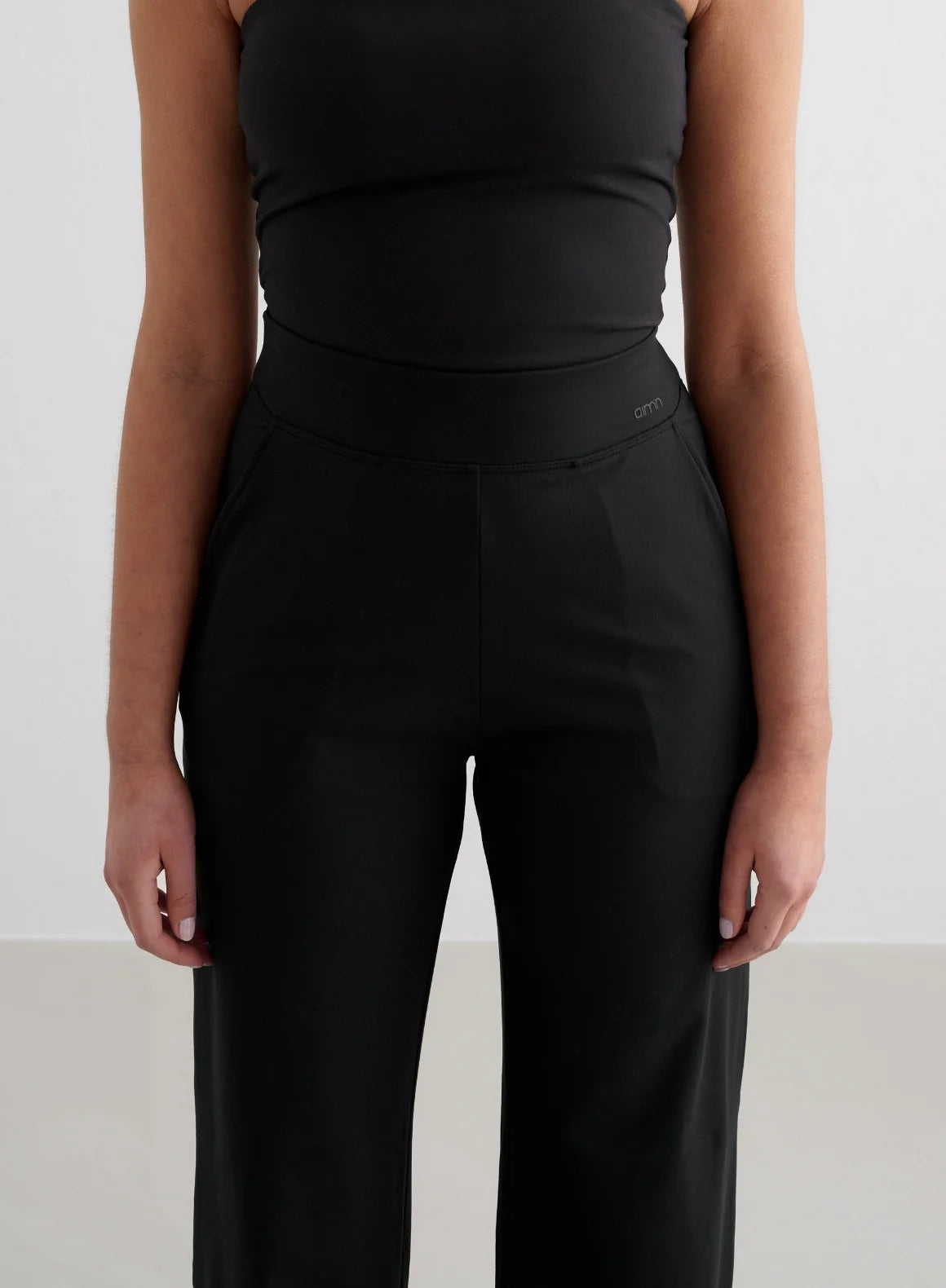 Aimn - Sense Wide Pants - Weekendbee - sustainable sportswear