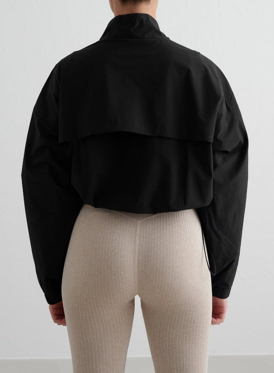 Aimn Windbreaker Jacket Black Jacket