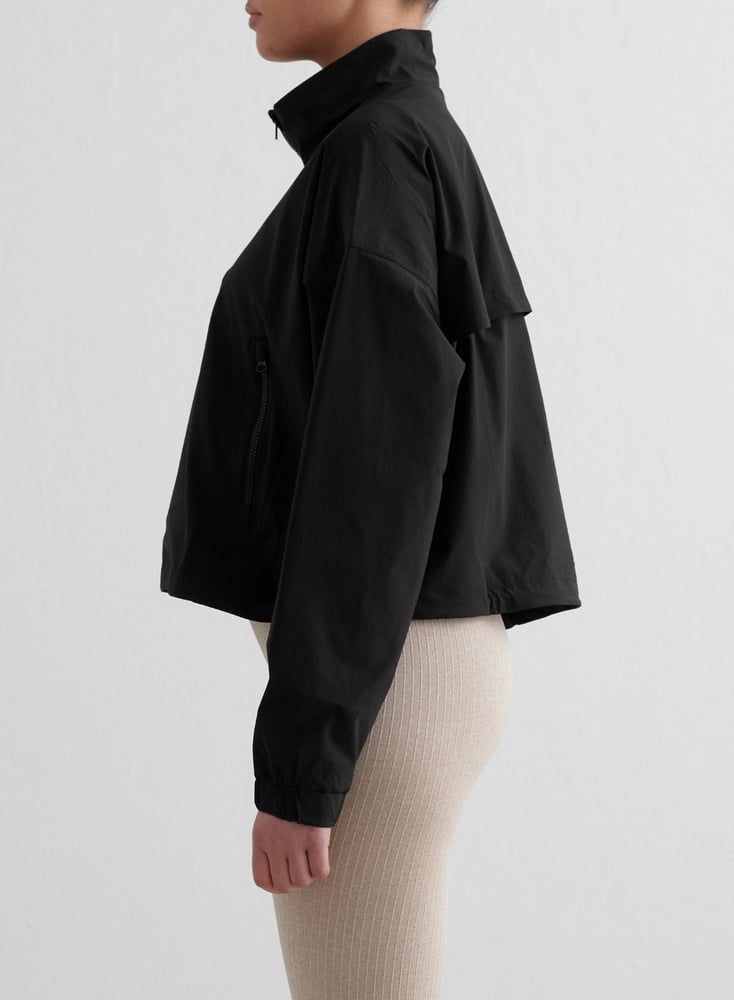 Aimn Windbreaker Jacket Black Jacket