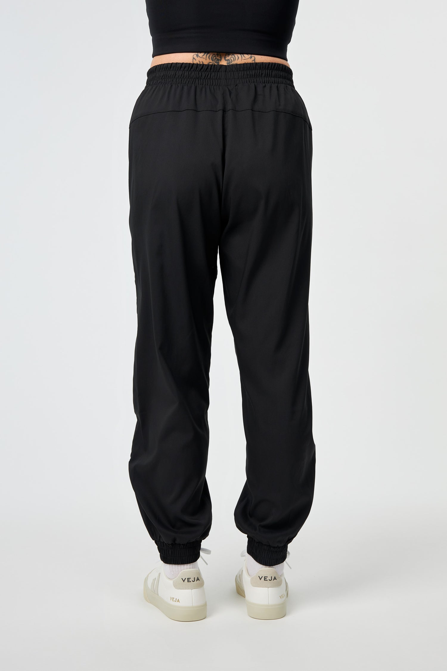 Girlfriend Collective W's Summit Track Pant - Made From Recycled PET Bottles Black Pants