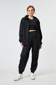 Girlfriend Collective W's Summit Track Pant - Made From Recycled PET Bottles Black Pants