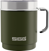 SIGG Travel Mug 0.3l - Stainless Steel Green Cutlery