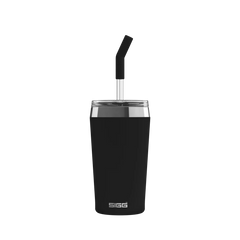 SIGG Helia travel mug - BPA Free Black 0.45l Cutlery
