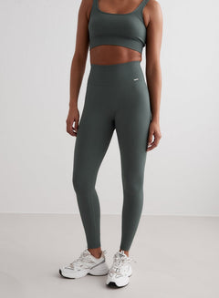 Aimn Ribbed Seamless Tights Sage Tights