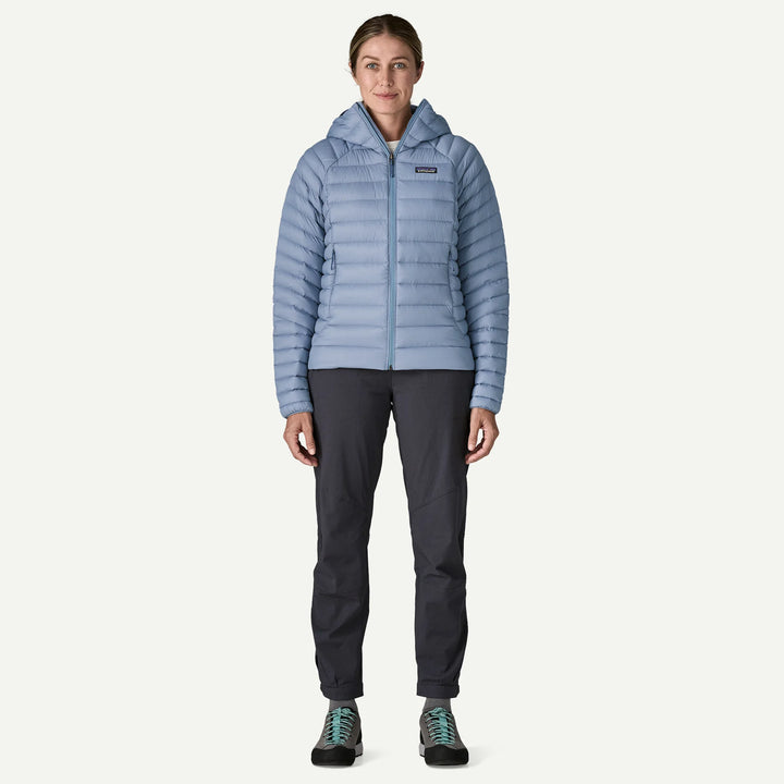 W's Down Sweater Hoody - Gerecycled Nylon & RDS gecertificeerd dons