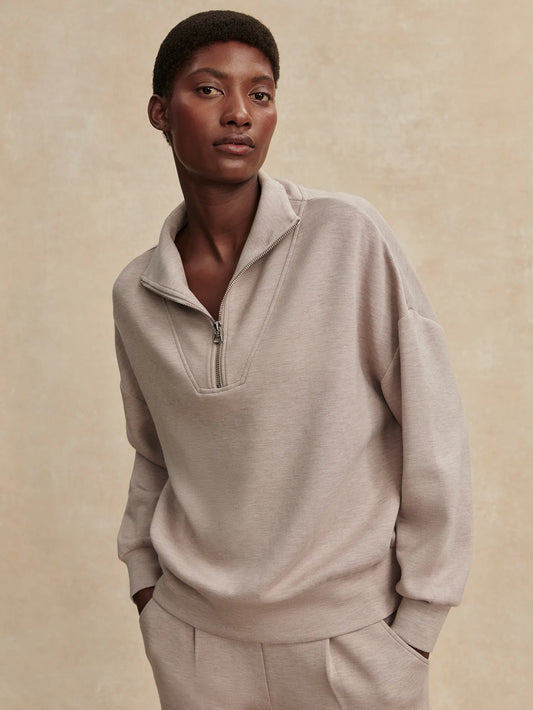 Varley - Hawley Half-Zip Sweat - Weekendbee - sustainable sportswear