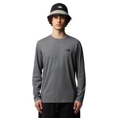 The North Face M's L/S Simple Dome Tee Grey Shirt