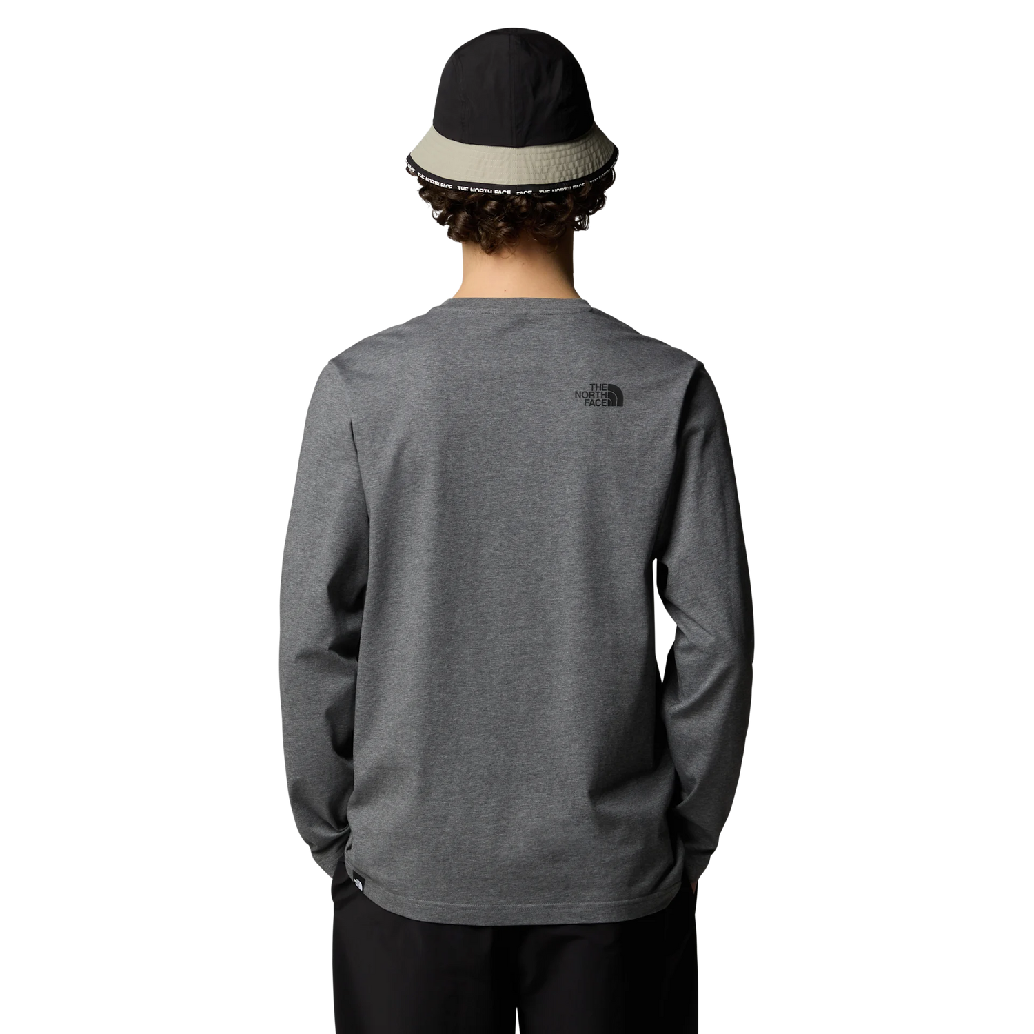 The North Face M's L/S Simple Dome Tee Grey Shirt