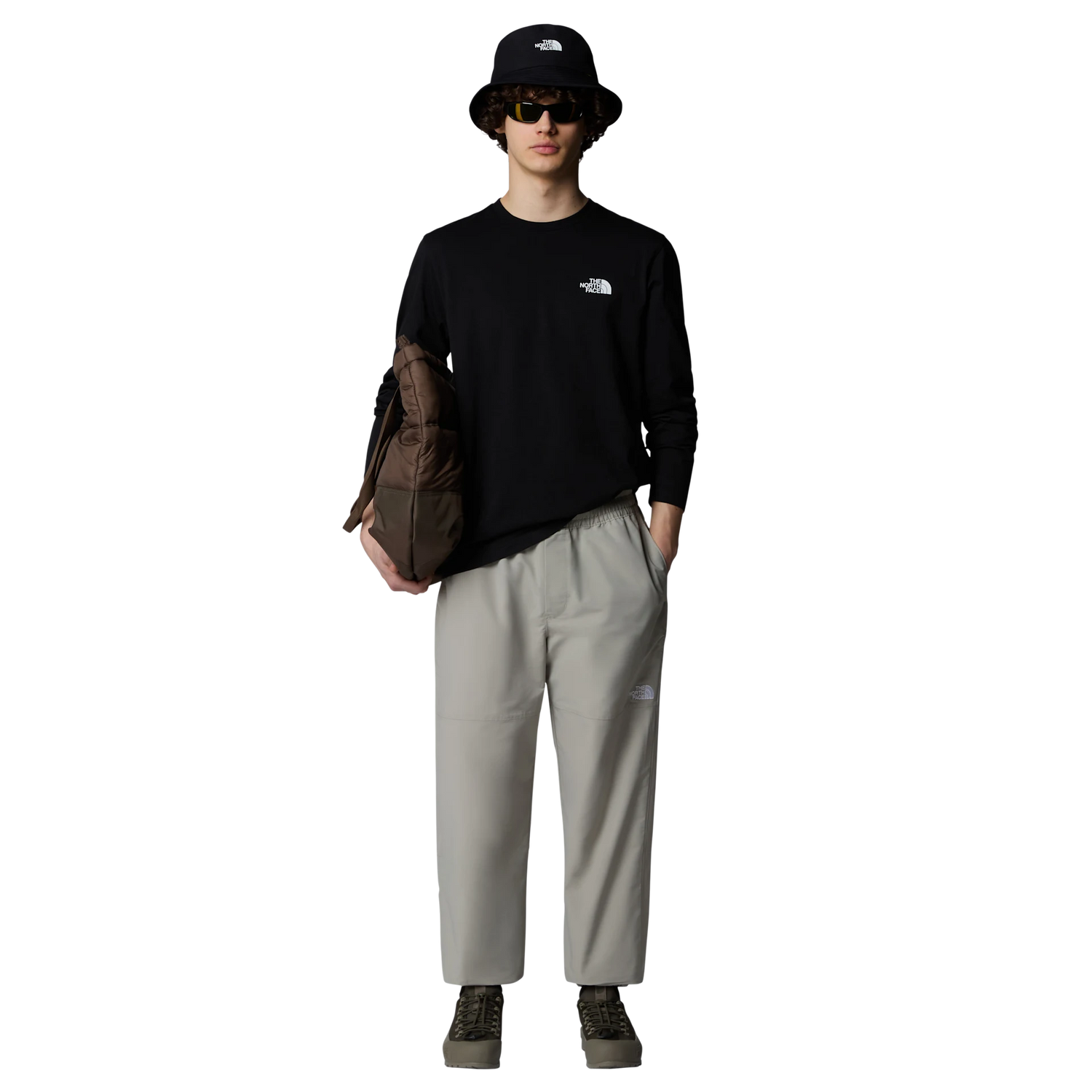The North Face M's L/S Simple Dome Tee TNF Black Shirt