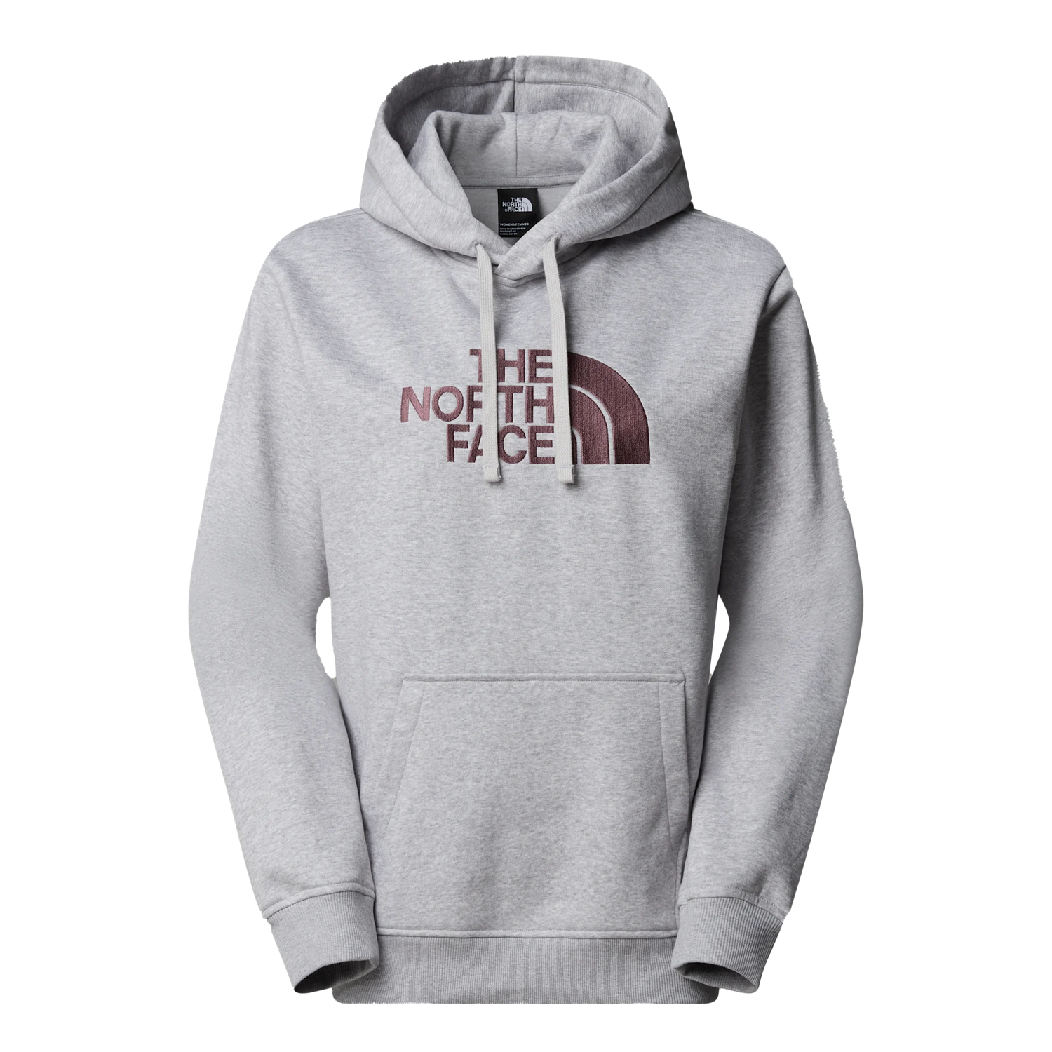 The North Face Women’s Drew Peak Hoodie TNF Light Grey Heather-Tawny Quartz Hoodie