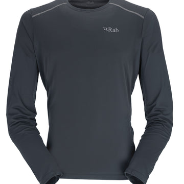 Rab - M's LS Force T-shirt - Recycled polyester & polyester - Weekendbee - sustainable sportswear