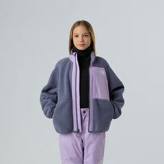 The North Face - Girls Yumiori Full-Zip Fleece Jacket - Weekendbee - sustainable sportswear