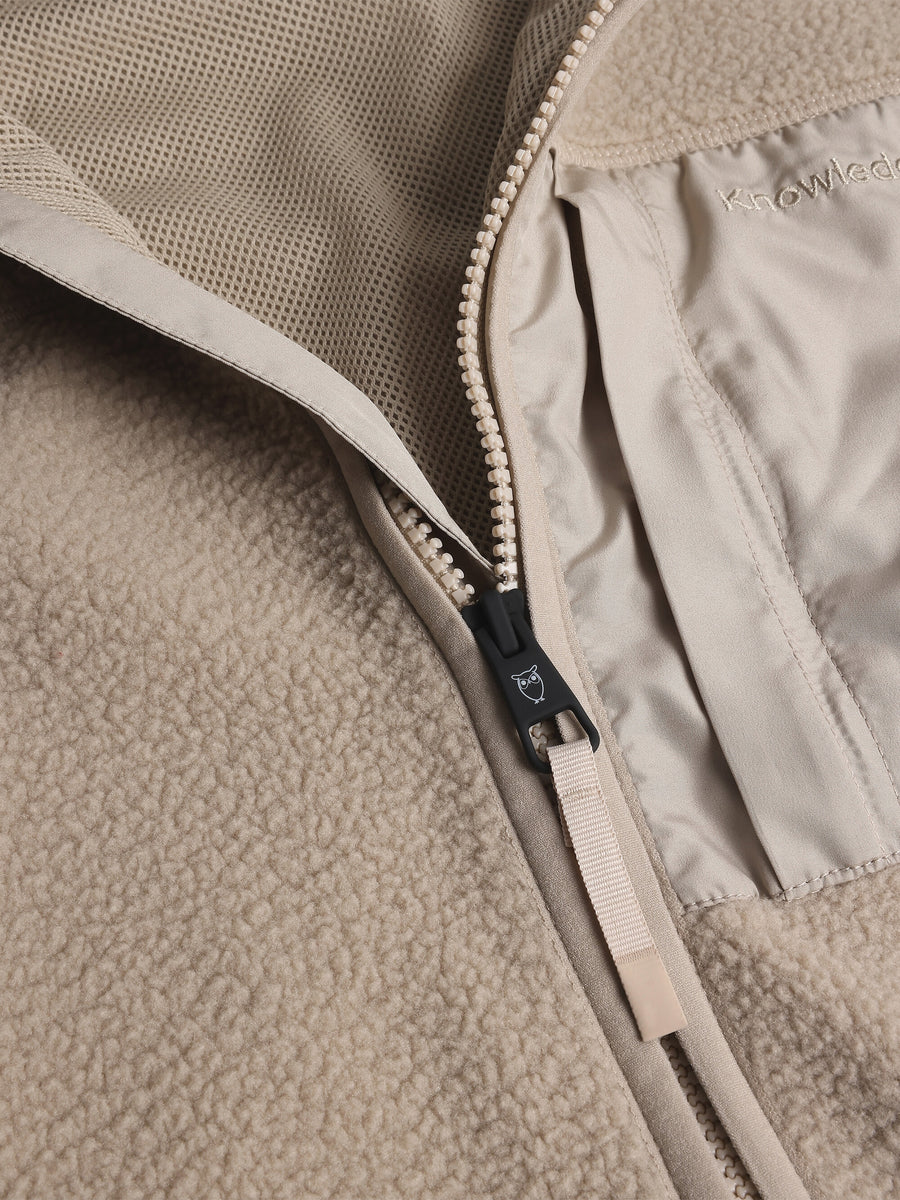 Volný střih Zip Fleece