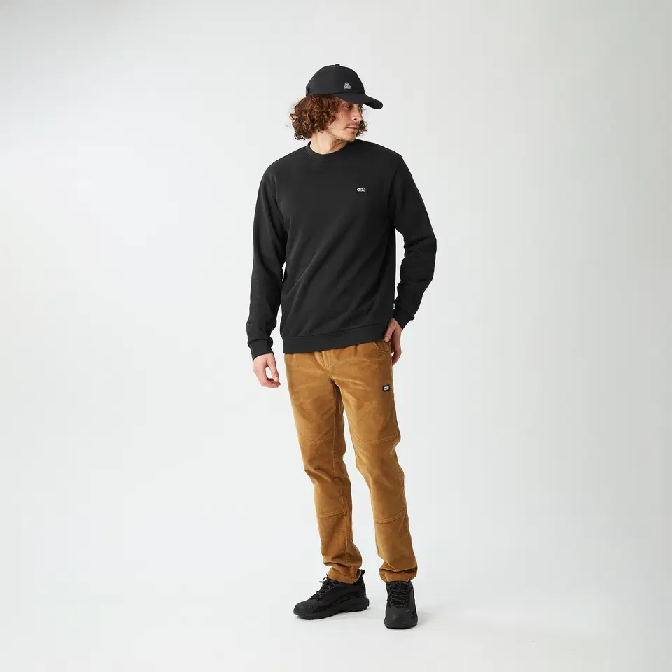 Picture Organic M's Essential Crew Black Shirt