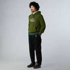 The North Face M’s Drew Peak Light Hoodie Woodland Green-TNF White Shirt