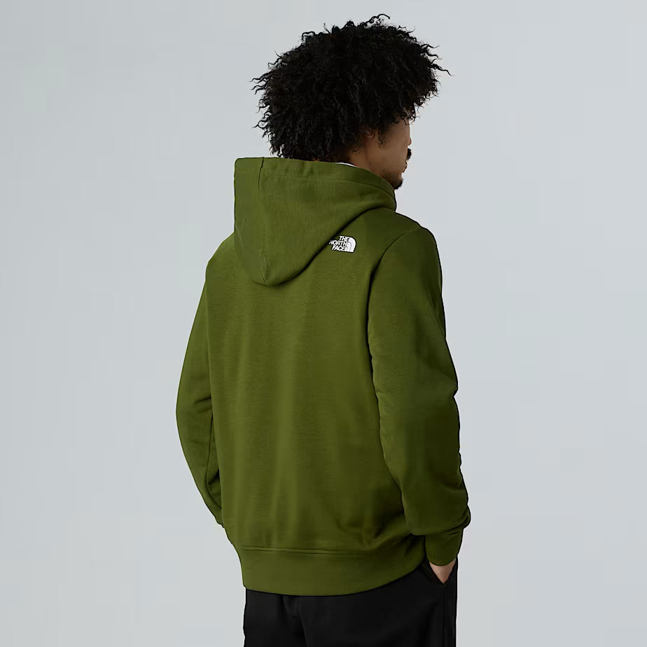 The North Face M’s Drew Peak Light Hoodie Woodland Green-TNF White Shirt