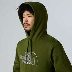 The North Face M’s Drew Peak Light Hoodie Woodland Green-TNF White Shirt