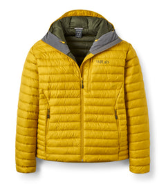 Rab M's Microlight Alpine Jacket - Recycled nylon & down Dark Pollen Jacket