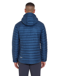 Rab M's Microlight Alpine Jacket - Recycled nylon & down Tempest Blue Jacket