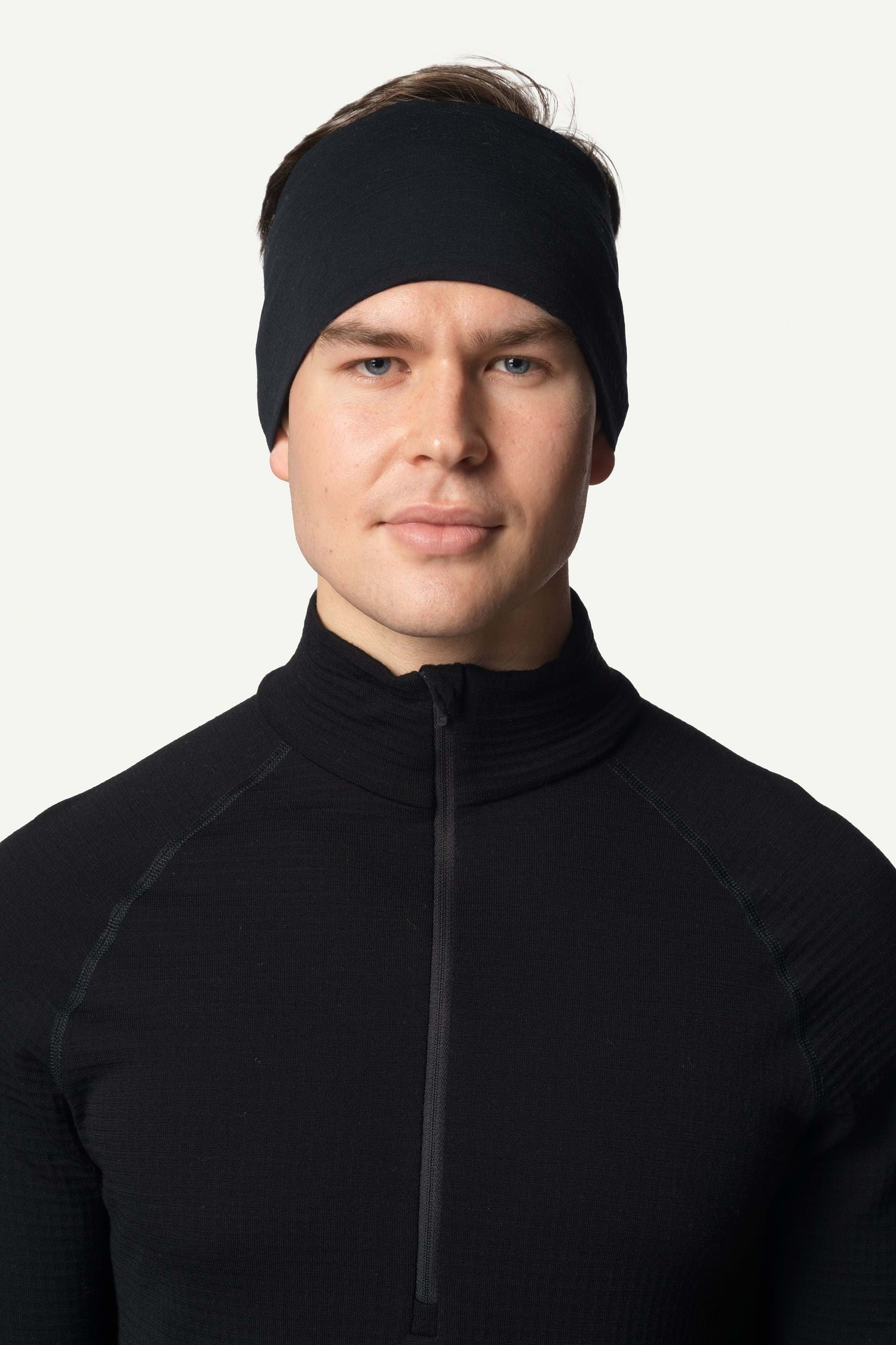 Houdini Desoli Headband - 100% Merino Wool True Black Headwear