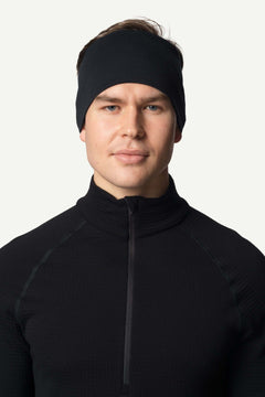 Houdini Desoli Headband - 100% Merino Wool True Black Headwear