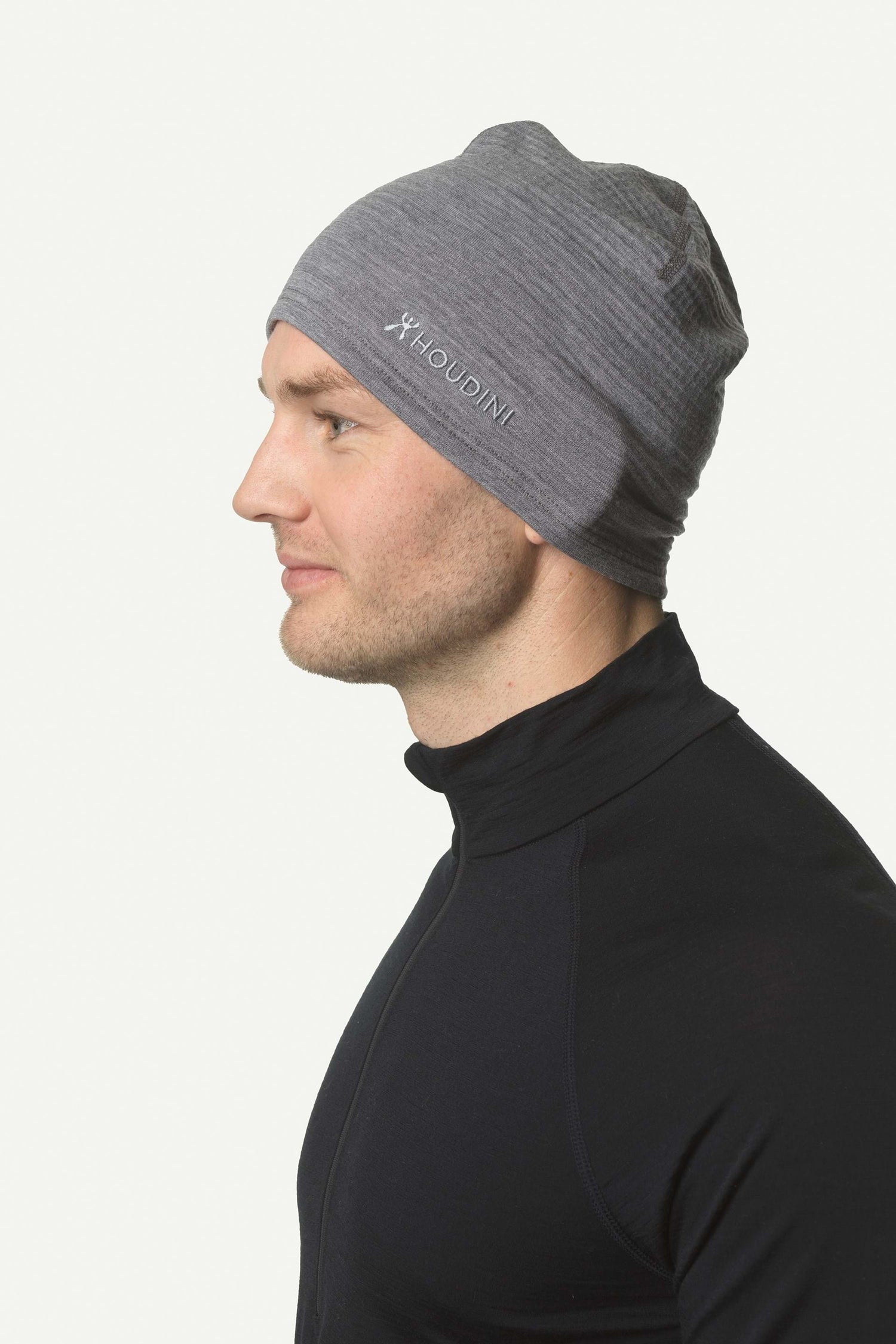 Houdini Desoli Thermal Hat - 100% Merino Wool Collage Grey Headwear