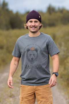 Party Bear T-shirt - Organic Cotton Shirt VAI-KØ