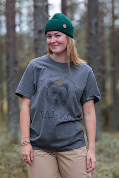 Party Bear T-shirt - Organic Cotton Shirt VAI-KØ