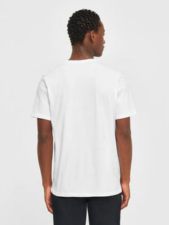 KnowledgeCotton Apparel Agnar 100% Cotton T-Shirt Bright White Shirt