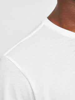 KnowledgeCotton Apparel Agnar 100% Cotton T-Shirt Bright White Shirt