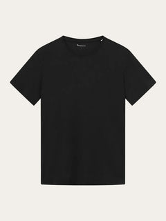 KnowledgeCotton Apparel Agnar 100% Cotton T-Shirt Black Jet Shirt