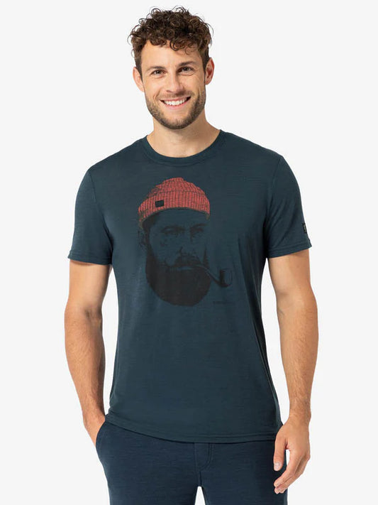Supernatural M's Sailor Tee Blueberry Vapor Grey Shirt
